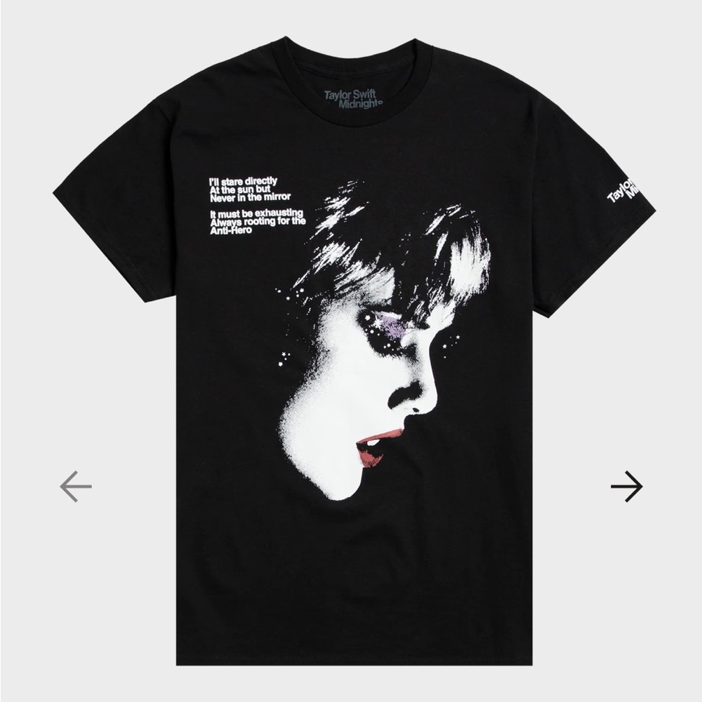 EUC Taylor Swift 2X ROOTING FOR THE ANTI-HERO T-SHIRT